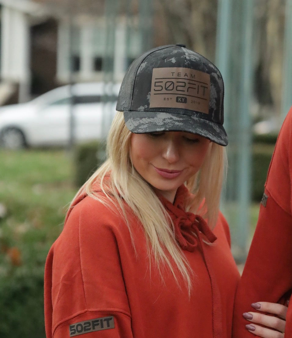 Trucker Hat | Black Camouflage