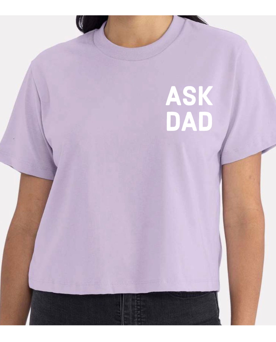 Ask Dad | Heavyweight Boxy T-Shirt