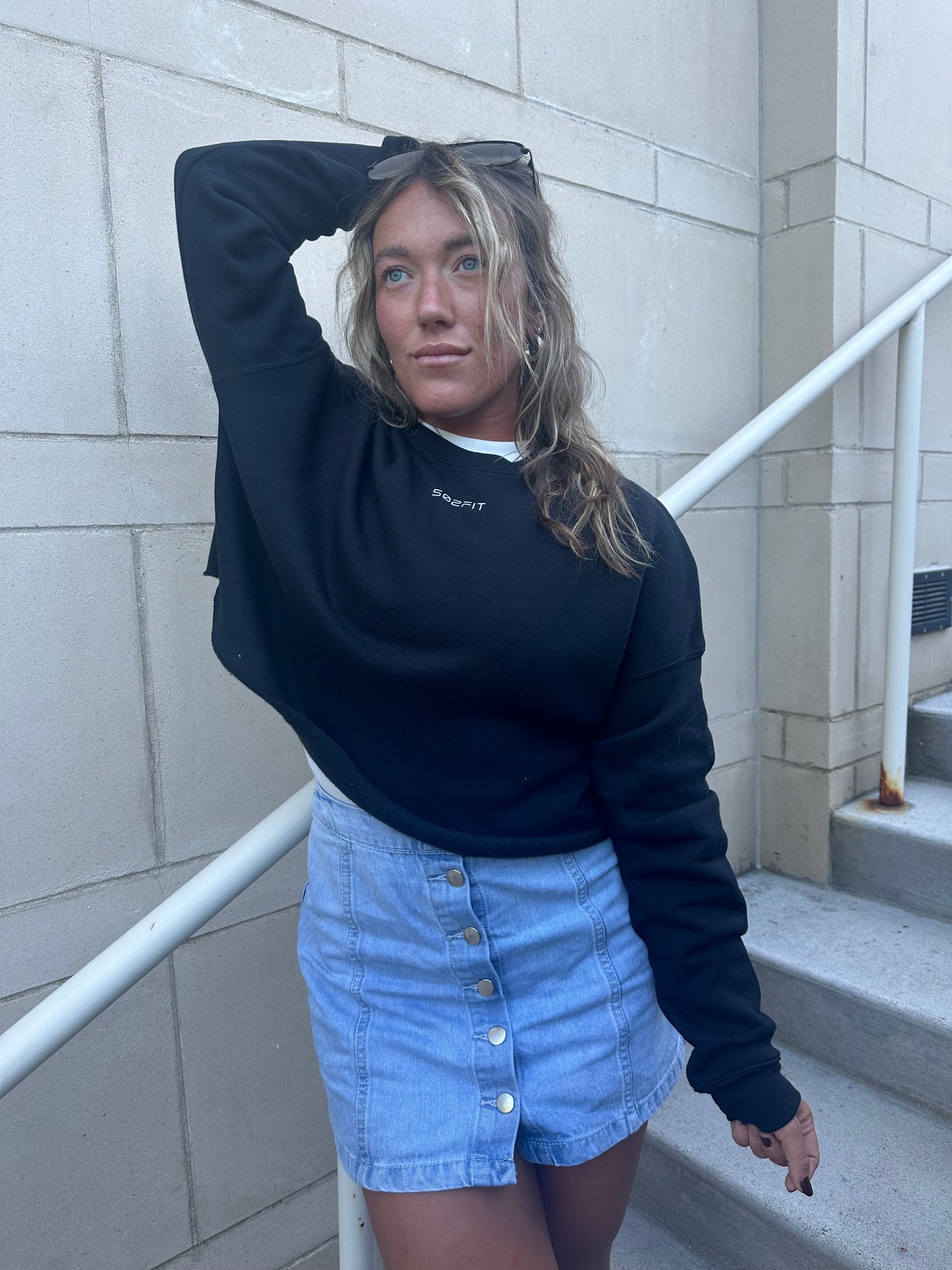 502FIT Crop Crewneck