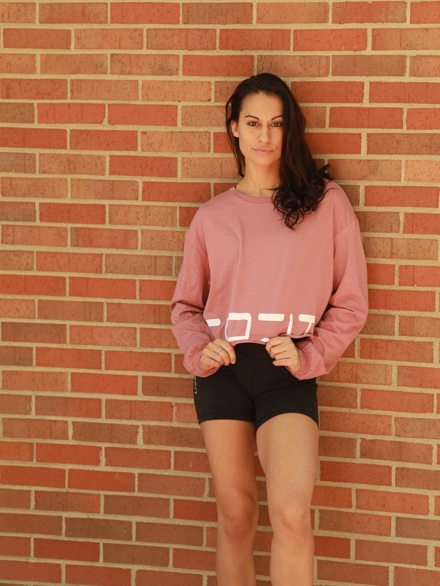 Cut-off Brand Crop | Longsleeve