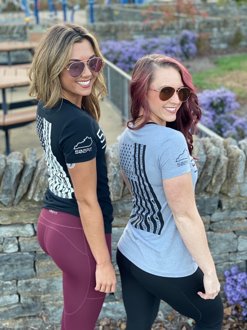 Women's Flag Back Crew Neck