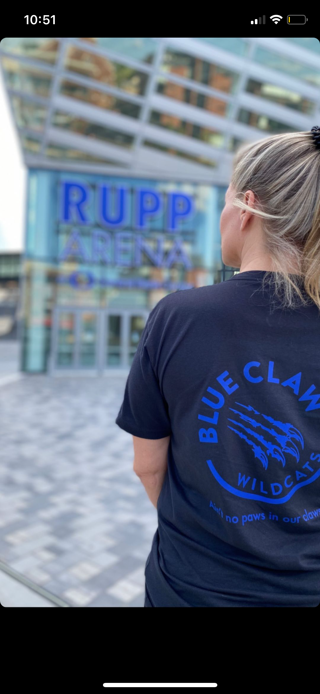 Blue Claw T-Shirt | Screenprint