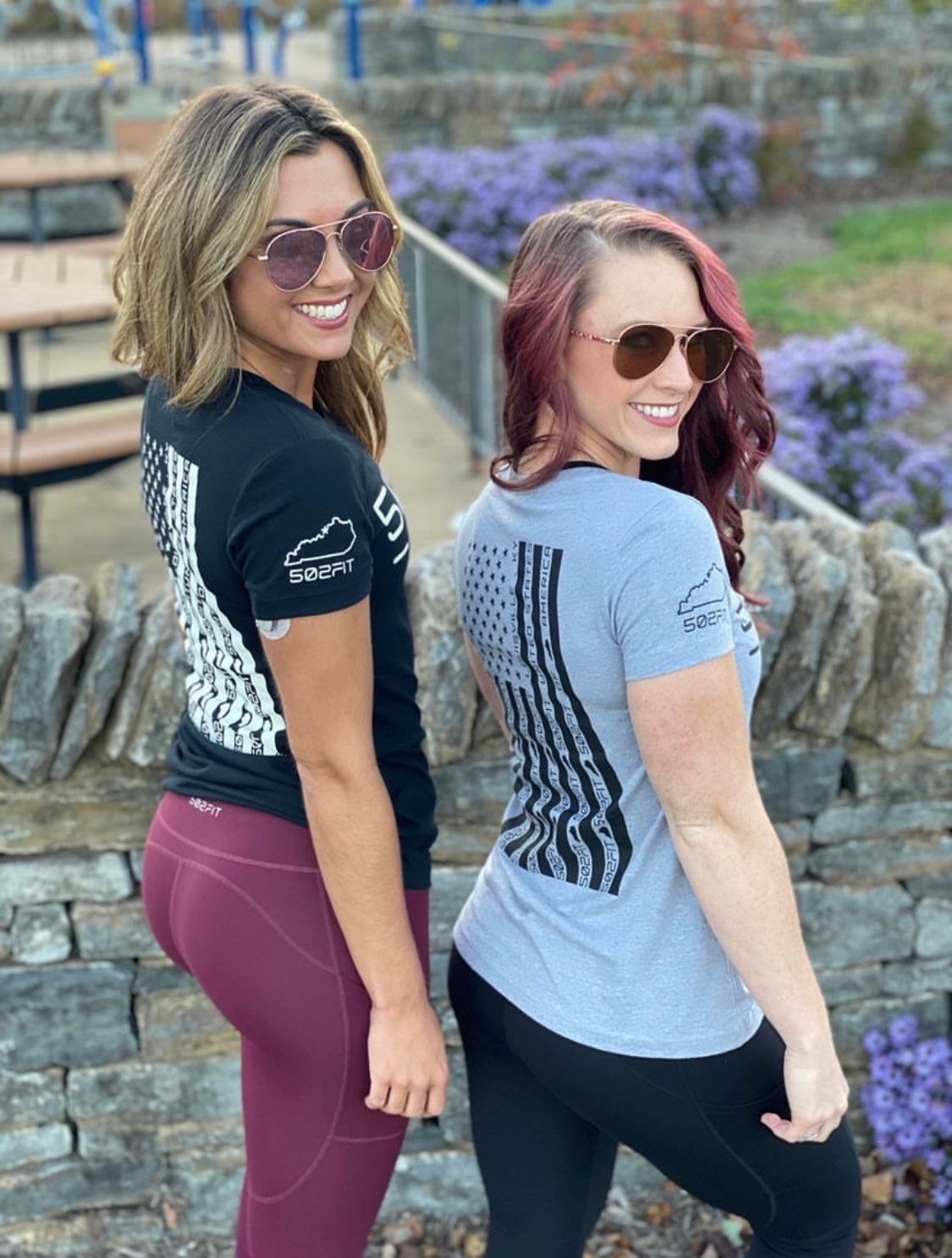 Women's Flag Back Crew Neck