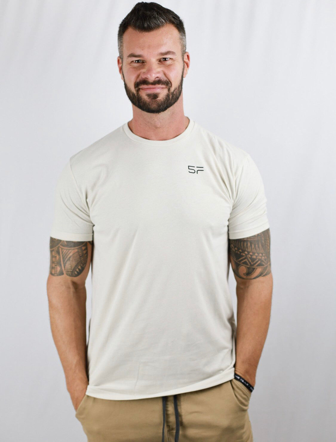 5F Distressed Flag Back T-Shirt