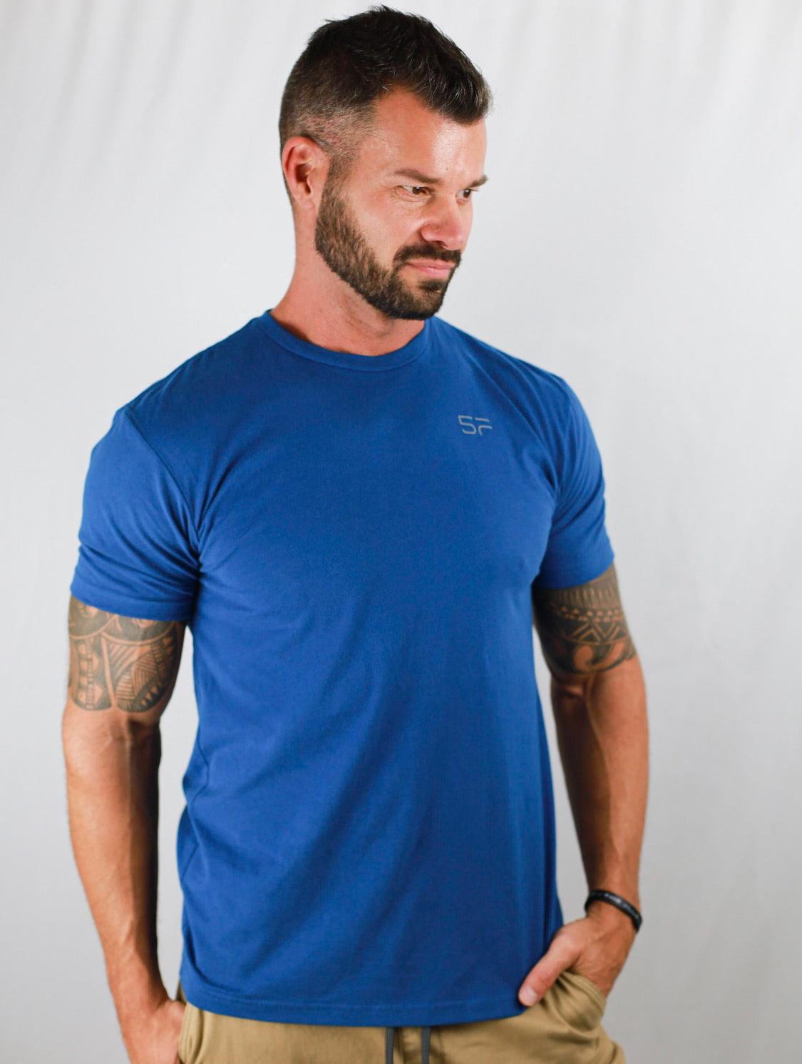5F Distressed Flag Back T-Shirt