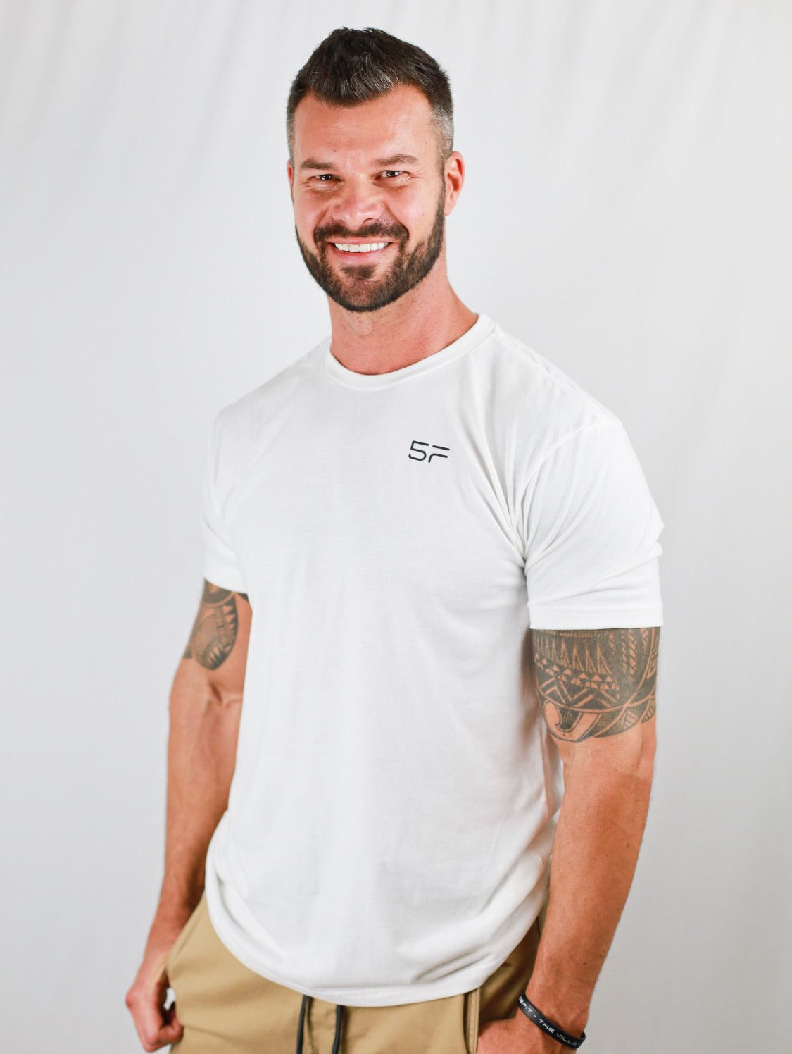 5F Distressed Flag Back T-Shirt