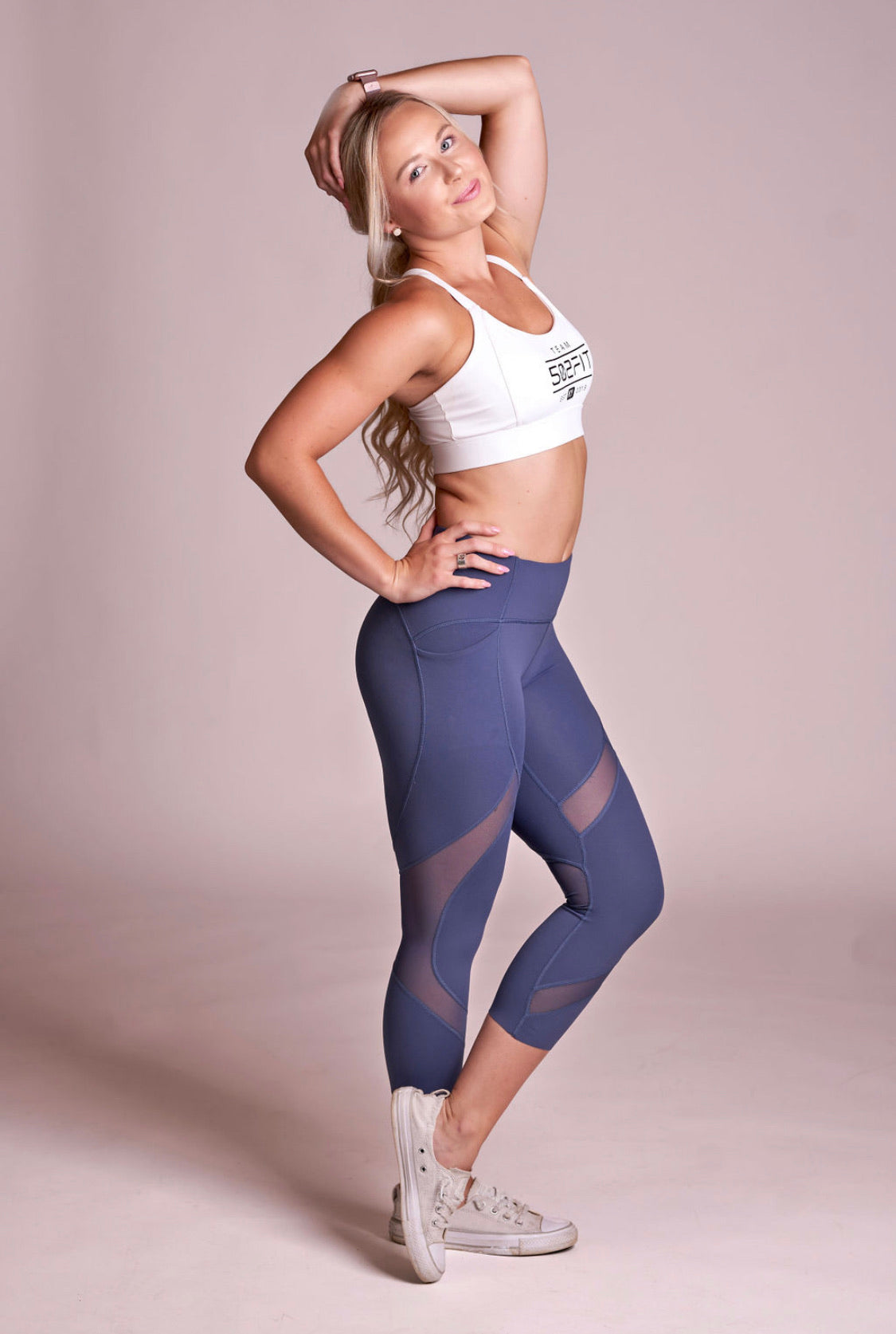 Lively Mesh Crop Leggings