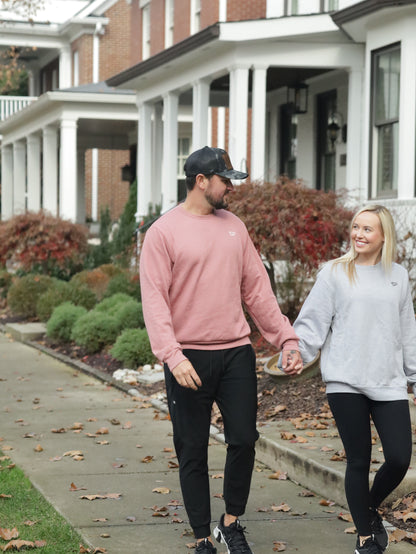 Flag Back Oversized Crewneck Sweatshirt | Unisex