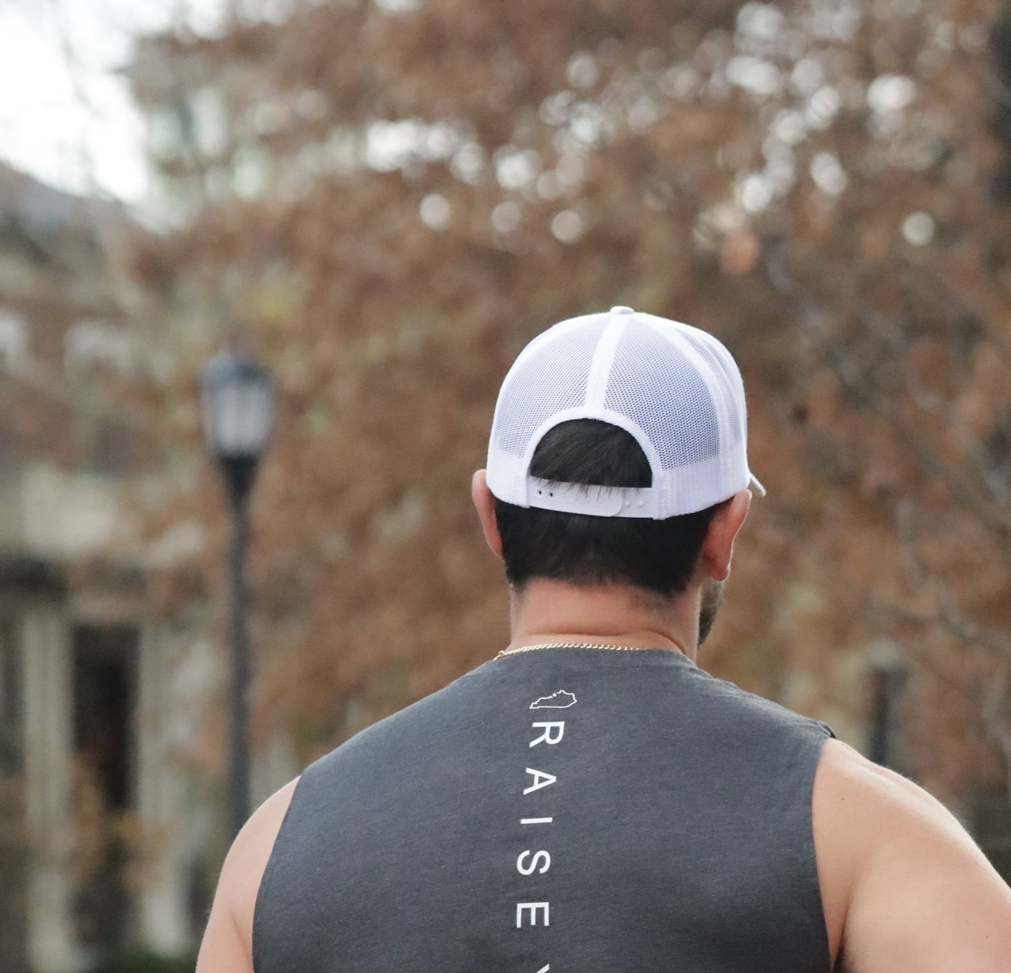 Trucker Hat | White Camouflage