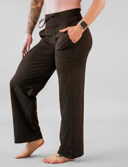 Wide Leg Leggings - Shorter