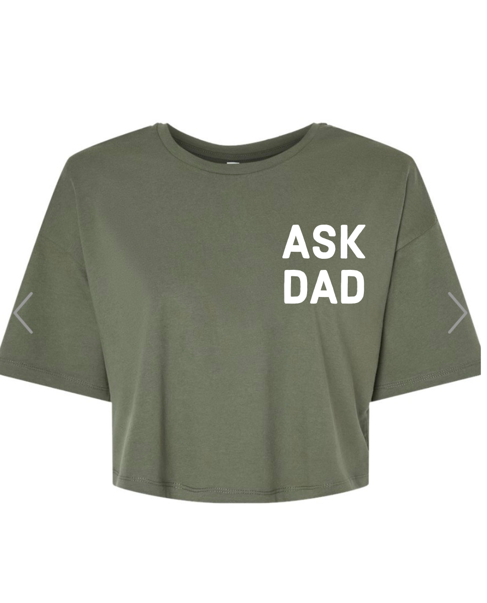 Ask Dad | Jersey Crop Tee