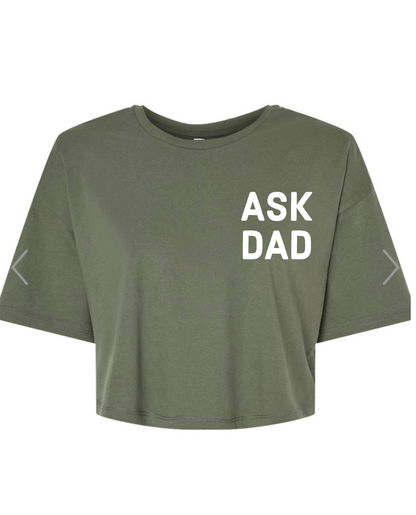 Ask Dad | Jersey Crop Tee