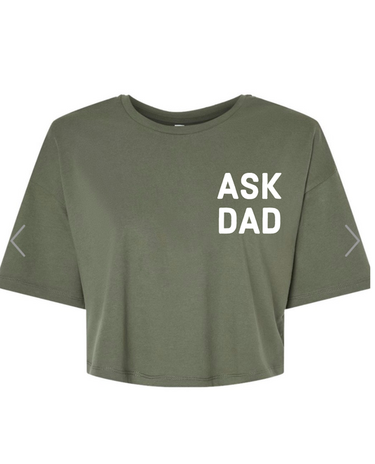 Ask Dad | Jersey Crop Tee